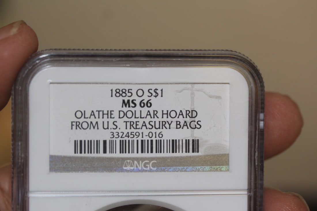 NGC Graded 1885-O Morgan Silver Dollar - 3