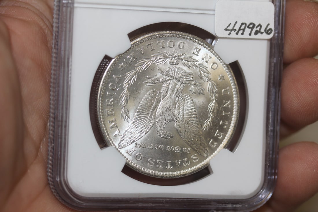 NGC Graded 1885-O Morgan Silver Dollar - 4