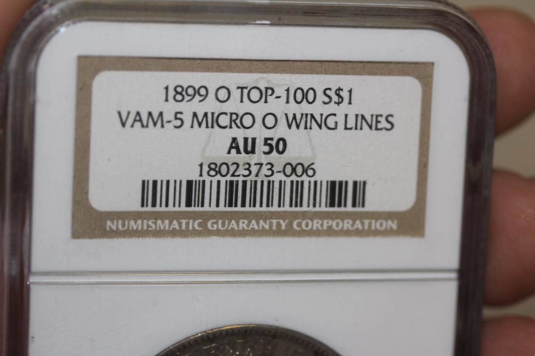 NGC Graded 1899-O Morgan Silver Dollar - 2