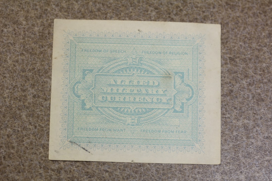 Italy Military 2 Lire Note - 2