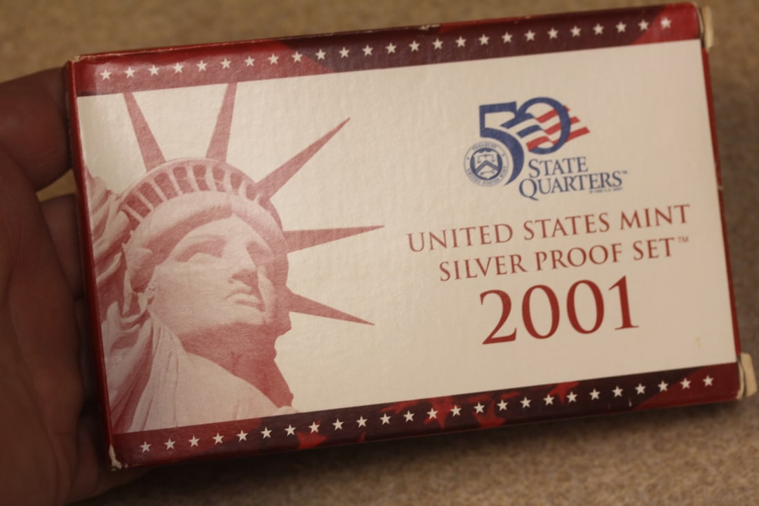 2001 US Mint Silver Proof Set: as shown