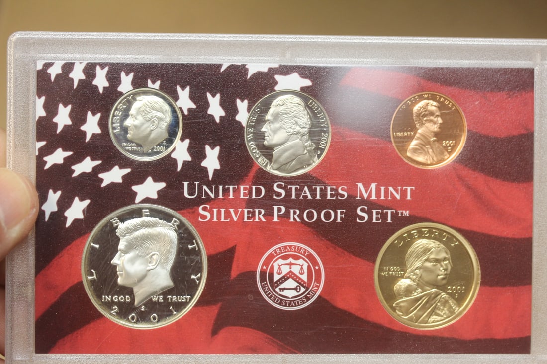 2001 US Mint Silver Proof Set - 2