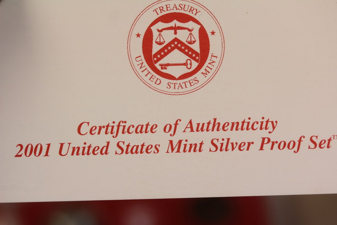 2001 US Mint Silver Proof Set - 4