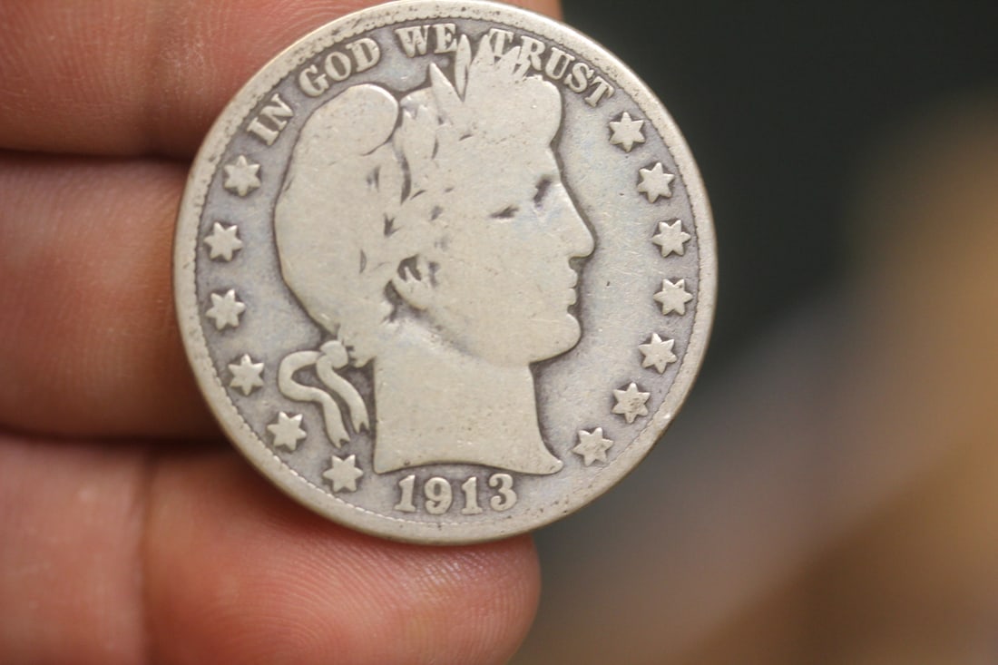 1913-D Barber Half Dollar: Key date