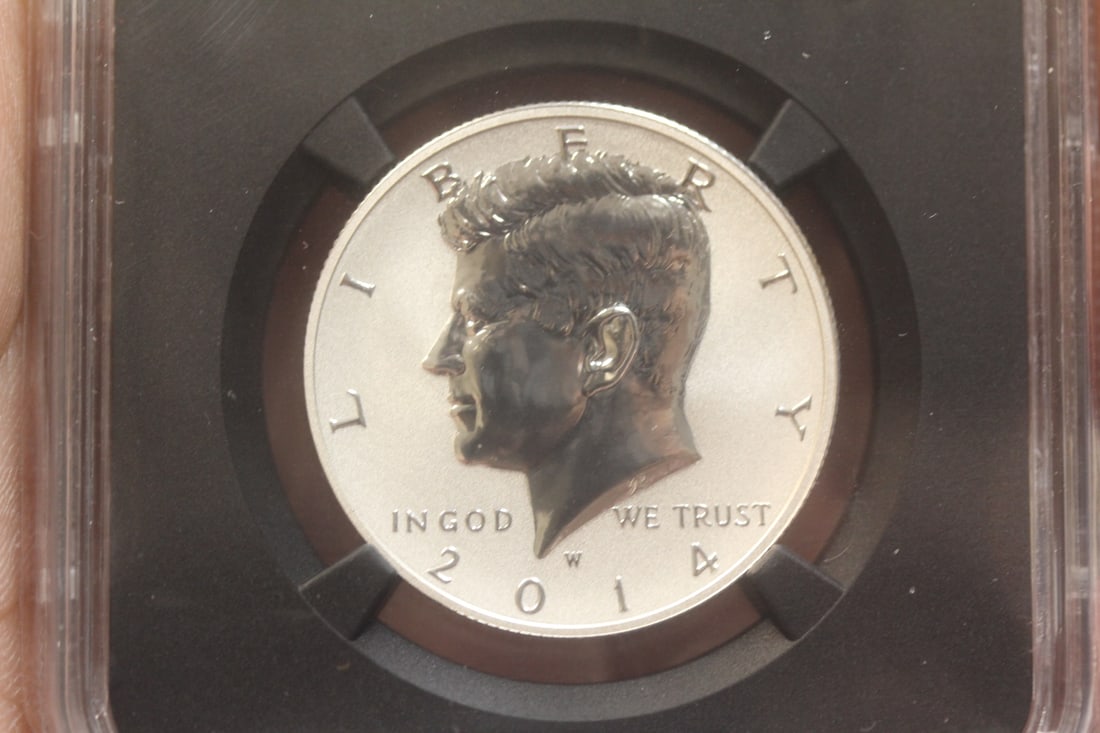 NGC Graded 2014-W Silver Kennedy Half Dollar - 2