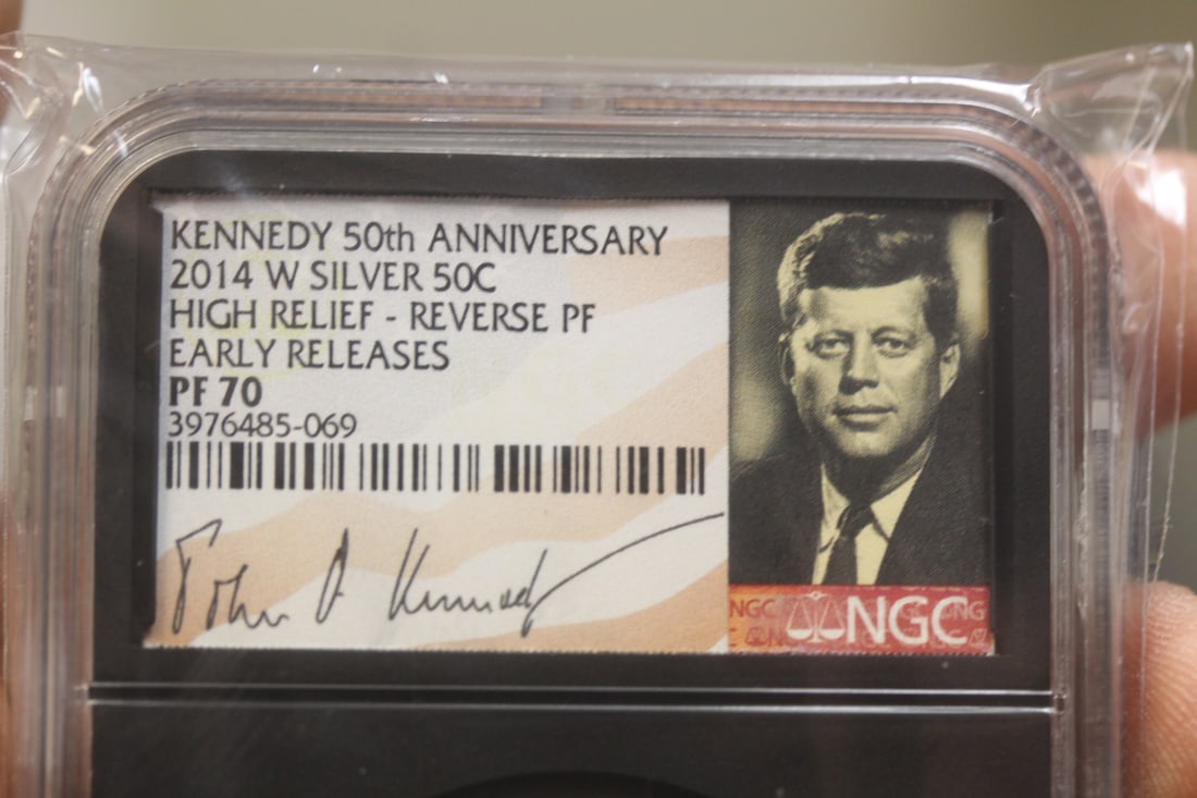 NGC Graded 2014-W Silver Kennedy Half Dollar - 3