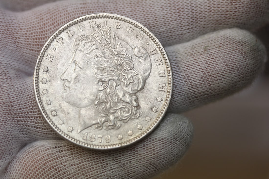 1879 Morgan Silver Dollar: as shown