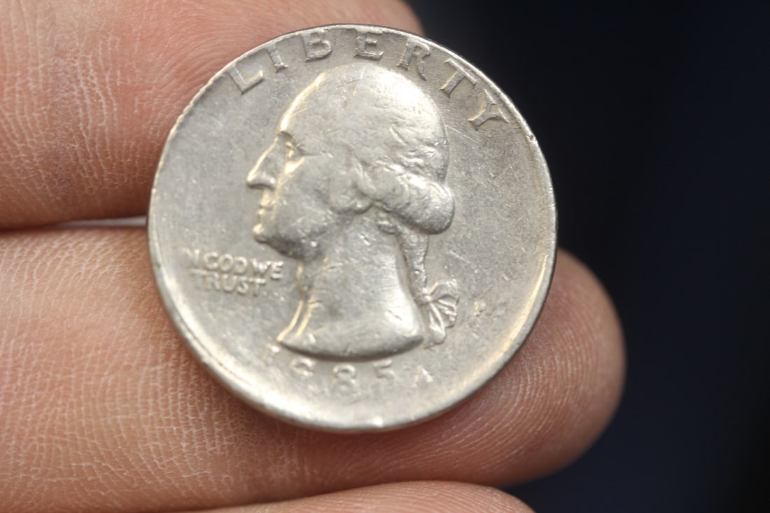 Rare Washington Mint Error Quarter: duo errors: off center and strike doubling