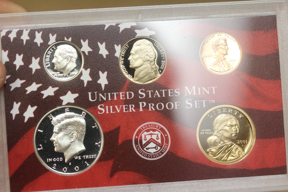 2001 US Mint Silver Proof Set - 4