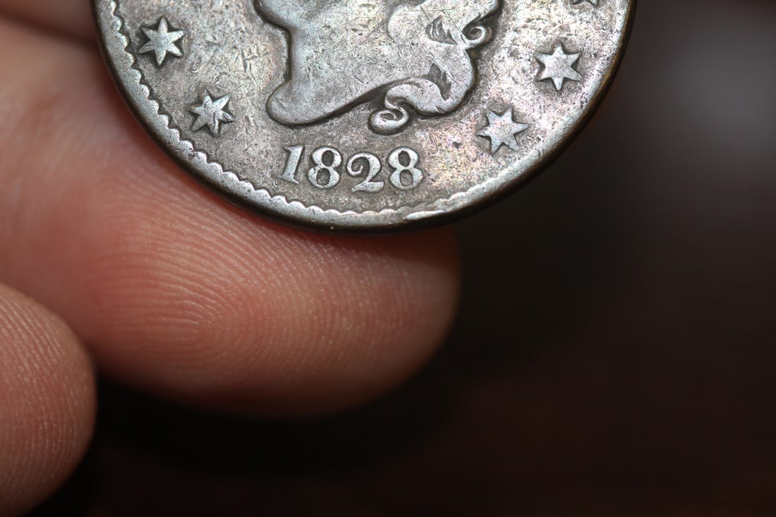 1828 Large Cent - 3