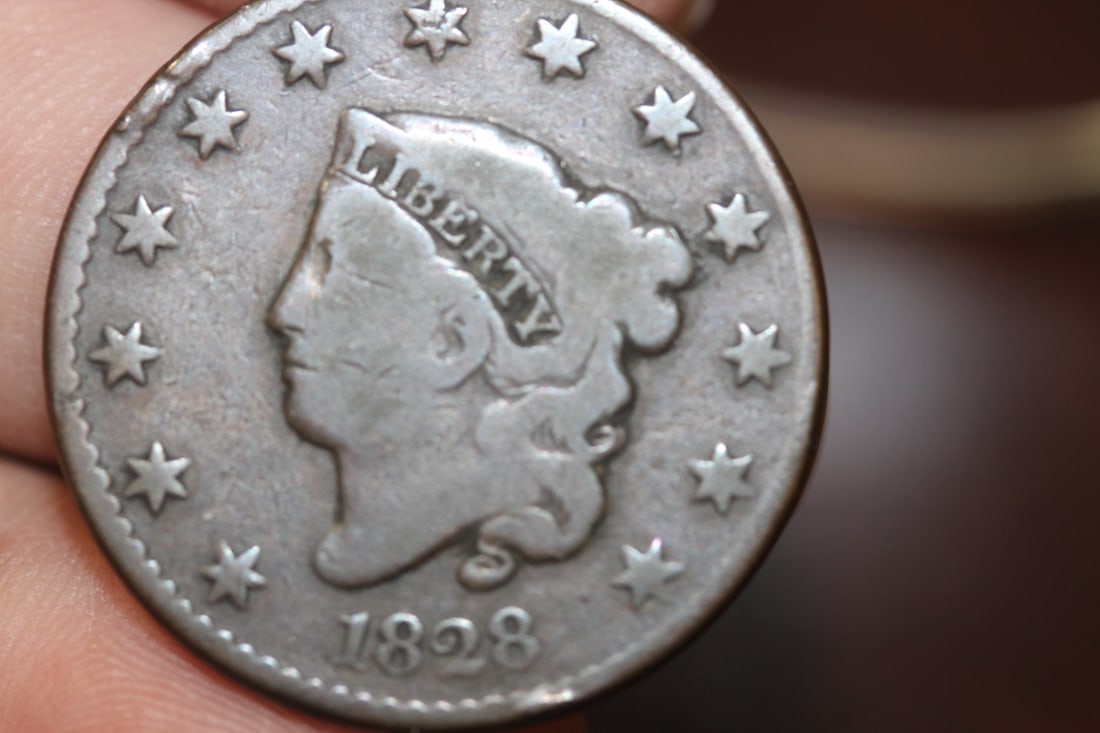 1828 Large Cent - 5