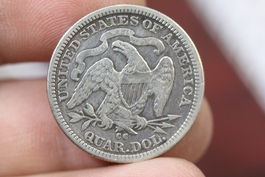An 1876-CC Seated Quarter - 2