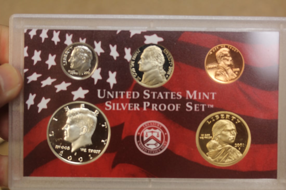 2001 US Mint Silver Proof Set - 2