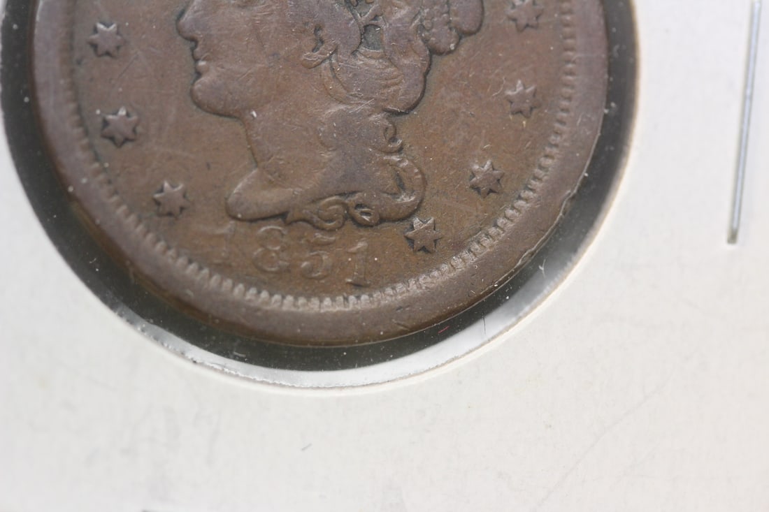 1851 Large Cent - 2