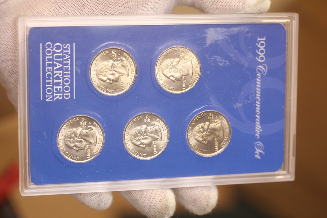 Statehood Quarter Collection: 5 quarters set