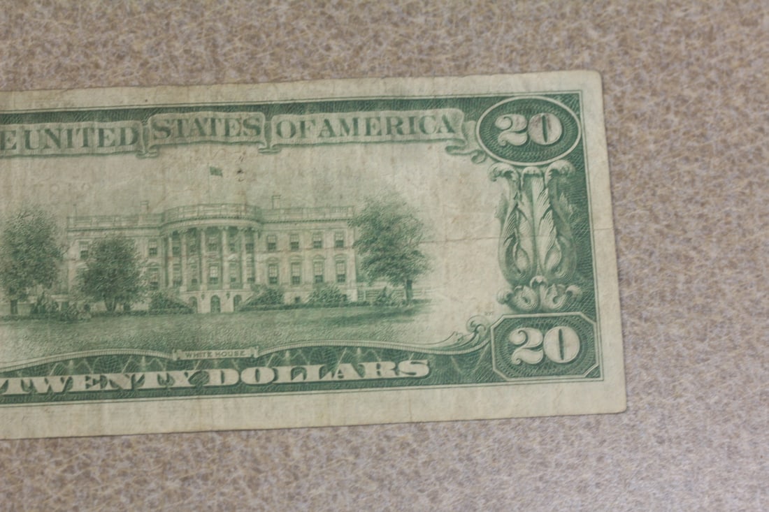 1934 Twenty Dollar Note - 6