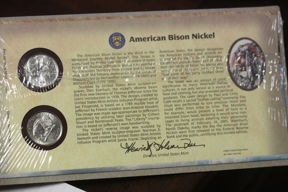 American Bison Nickel Set: as shown