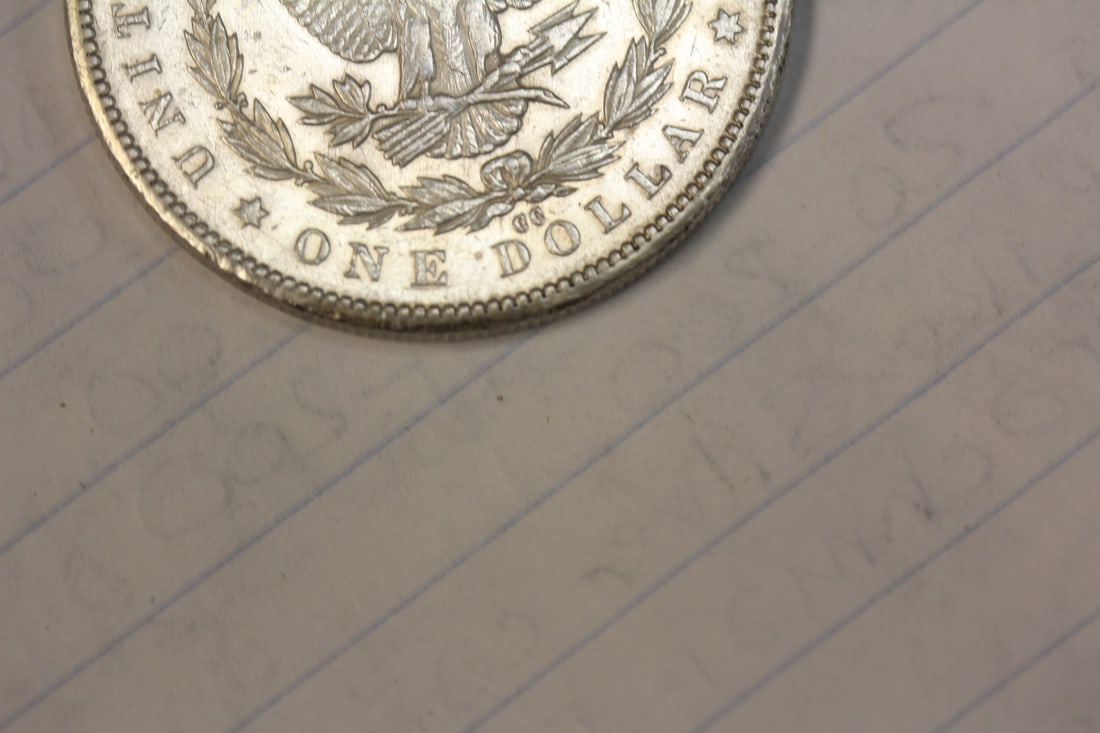 1892-CC Morgan Silver Dollar - 3