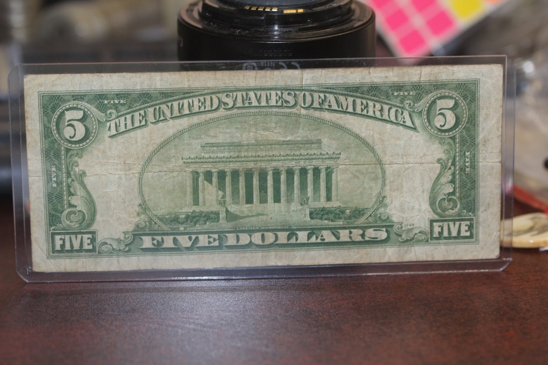 1934 $5.00 Note - 2