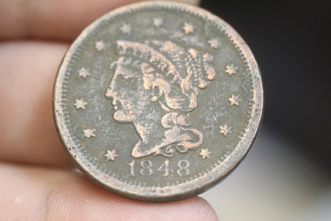 1848 Large Cent - 3