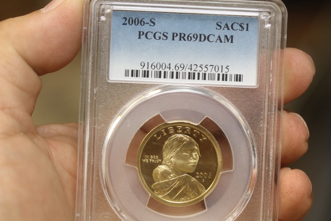 PCGS Graded 2006-S Sacagawea Dollar: PR69 DCAM