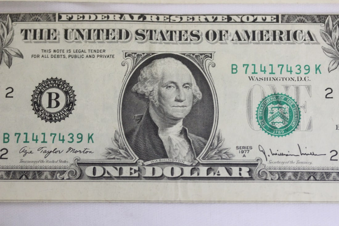 Lot of Two Cut Error One Dollar Notes - 3