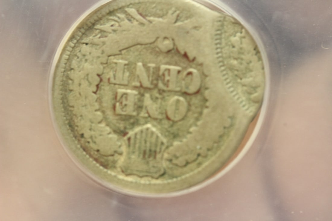 Rare Civil War Era Mint Error Indian Head Cent - 6