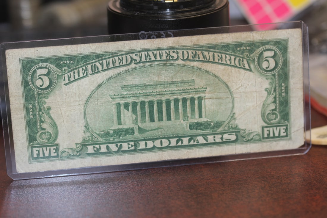 1934 $5.00 Note - 2