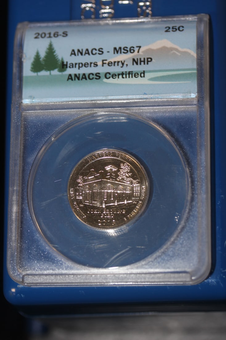 ANACS Graded 2016-S Quarter: MS67 - Clad