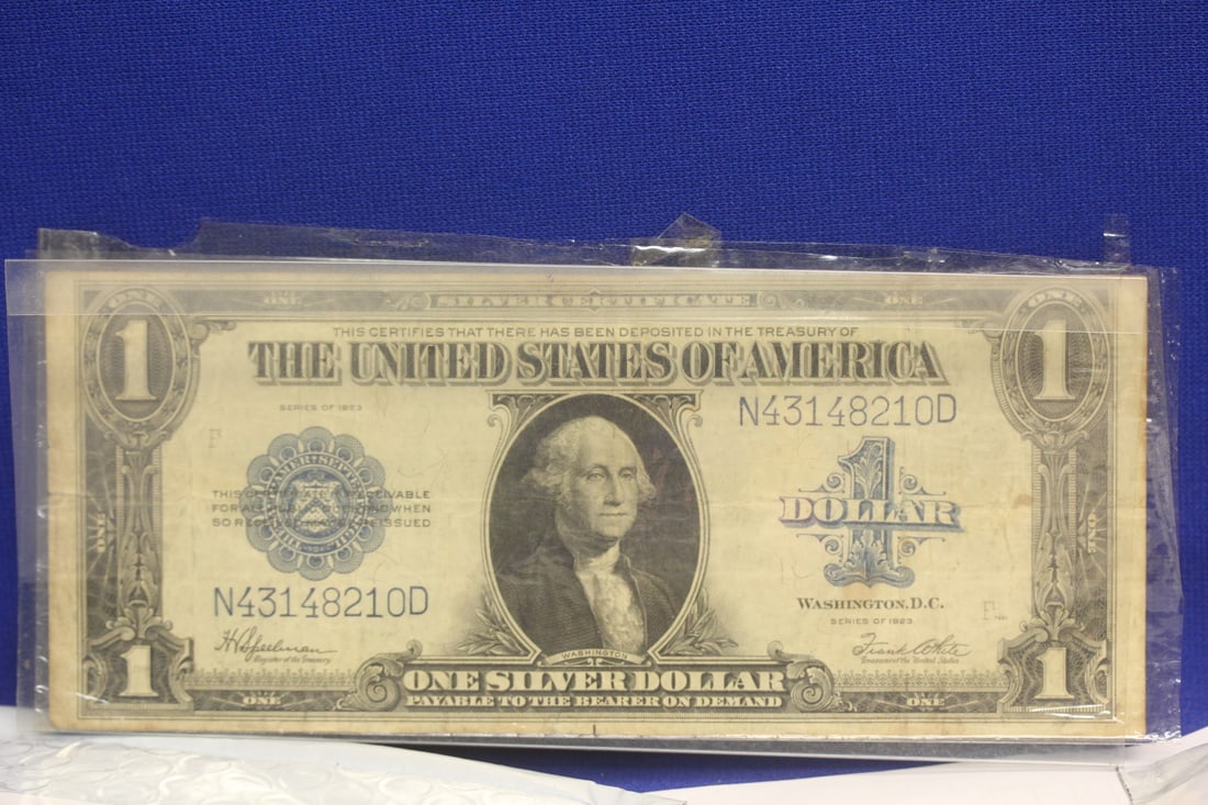 A 1923 Large Note: pretty good condition due to its age