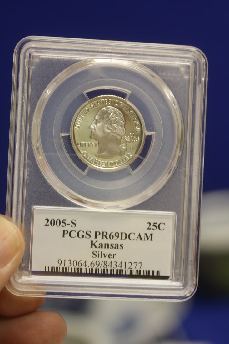 PCGS Graded Silver Quarter: PR69 DCAM