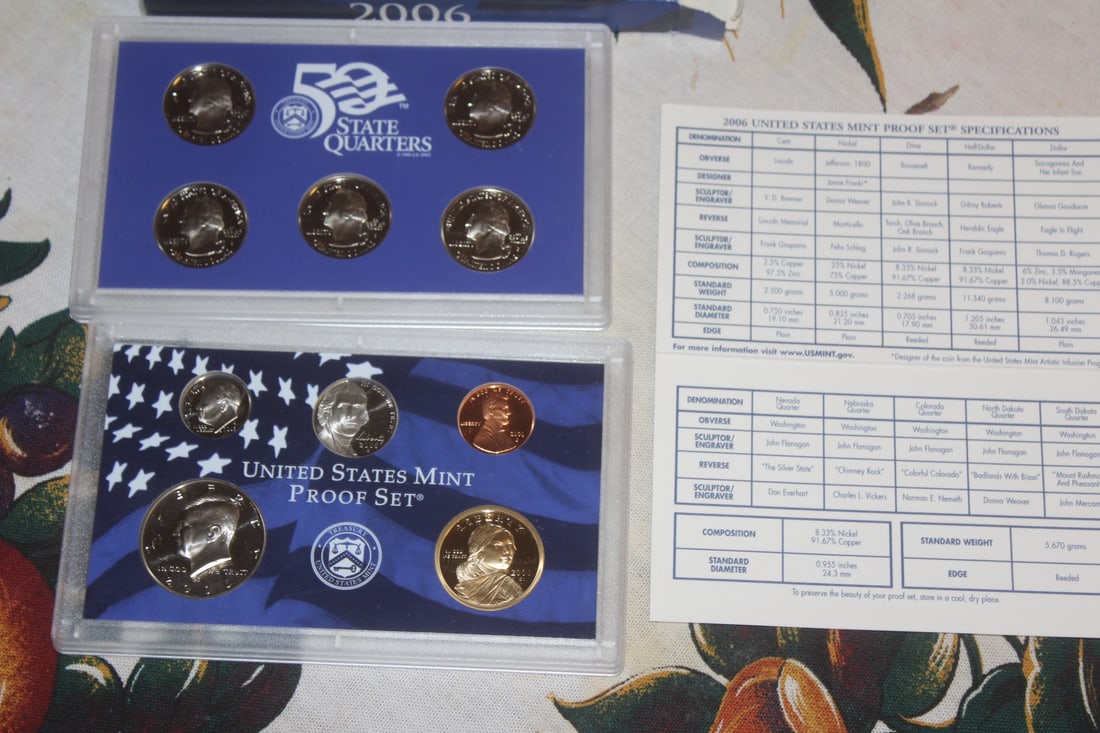 2006 US Mint Proof Coin Set: as shown