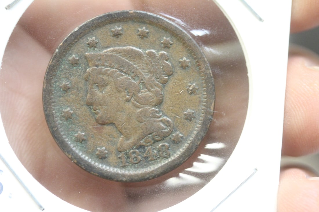 1848 Large Cent - 3