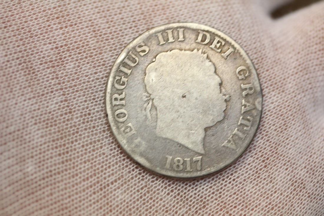 1817 Silver Half Crown: Great Britain coin