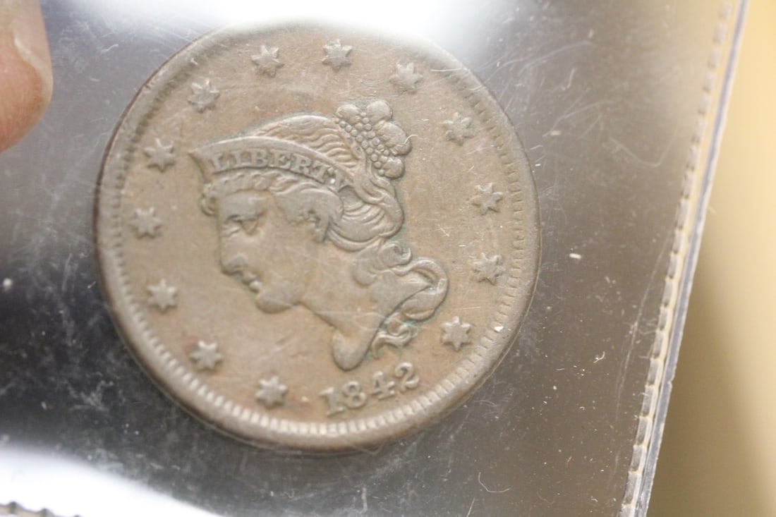 1842 Large Cent: great condition ofr it's age