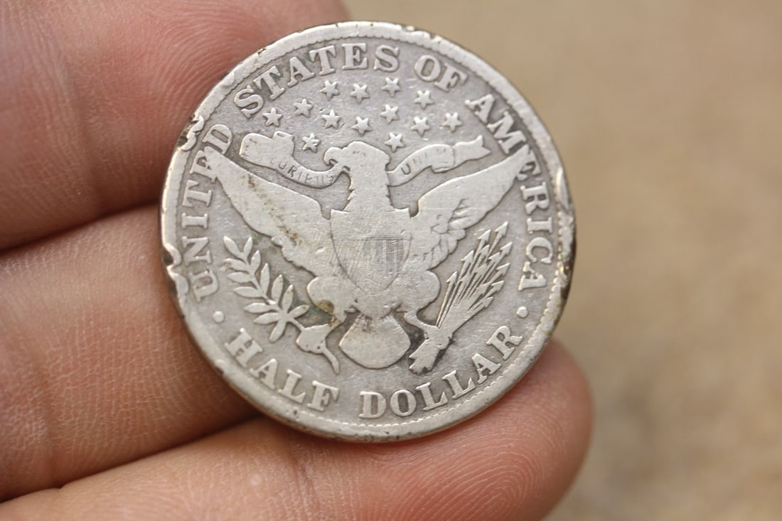 1911 Barber half 90% silver - 2