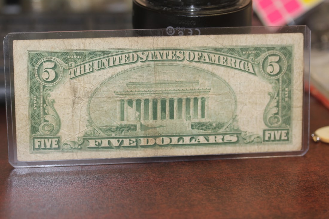 1934 $5.00 Note - 2