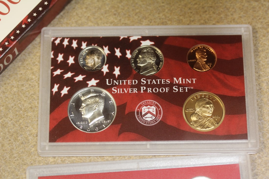 2001 US Mint Silver Proof Set - 3