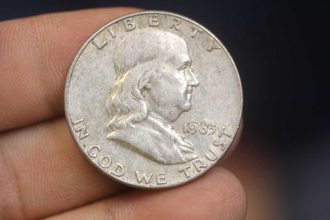 1963-D Franklin Half Dollar: 90% silver