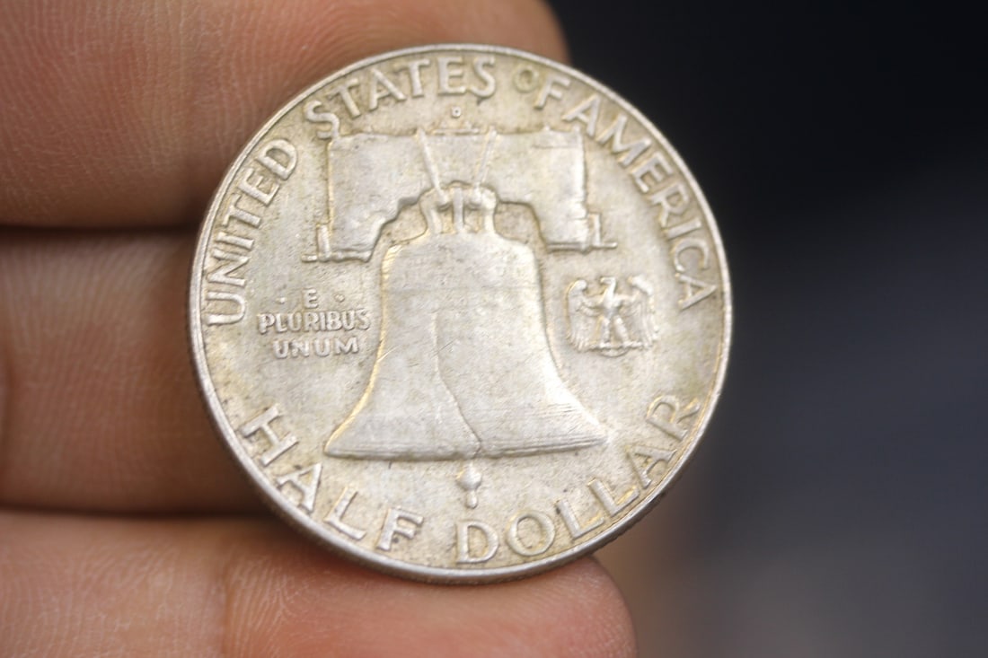 1963-D Franklin Half Dollar - 2