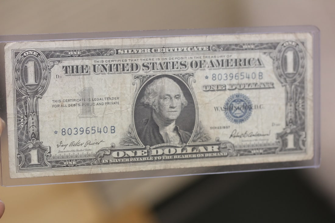 1957 Blue Seal $1.00 Star Note: as shown