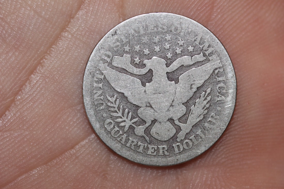 1896 Barber Silver Quarter - 2