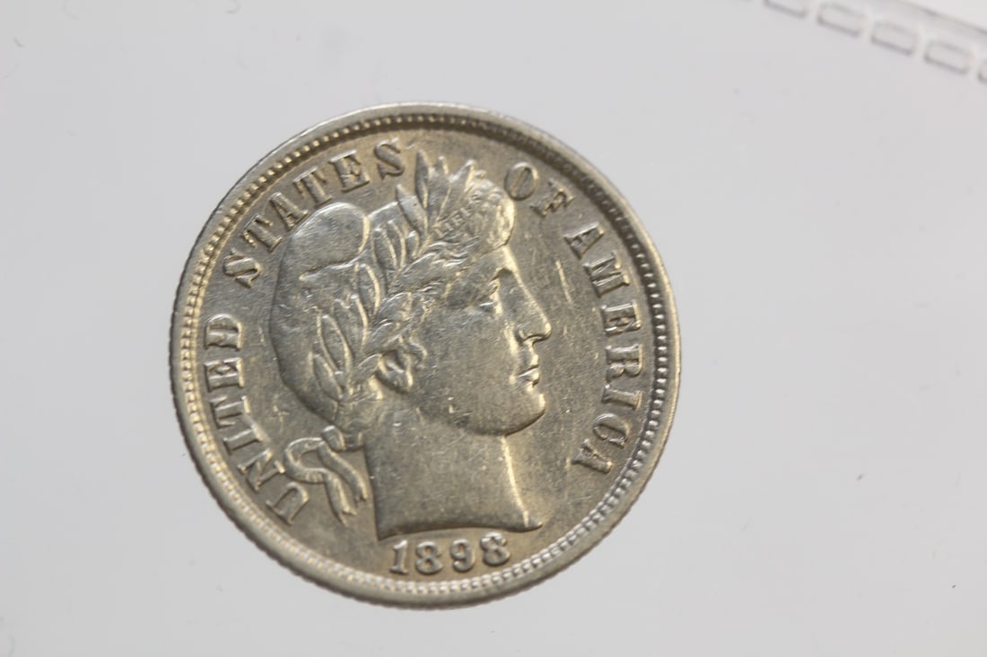 1898 Silevr Barber Dime: nice looking coin