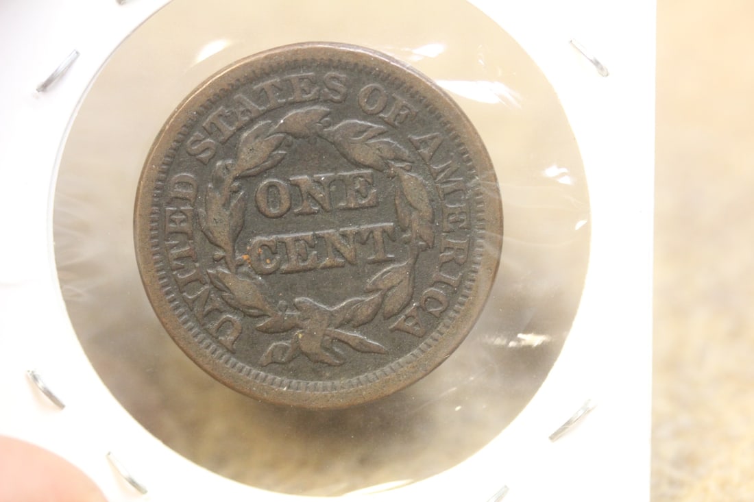 1845 Large Cent - 3