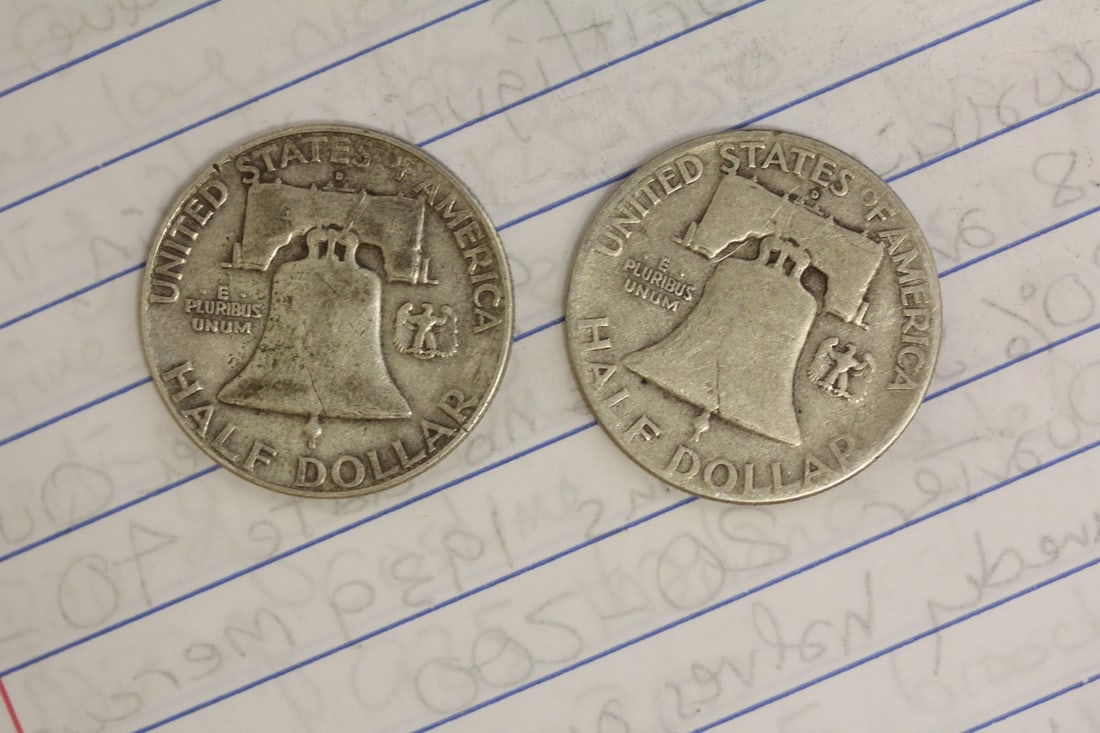 Lot Of 2 Franklin Halves - 2