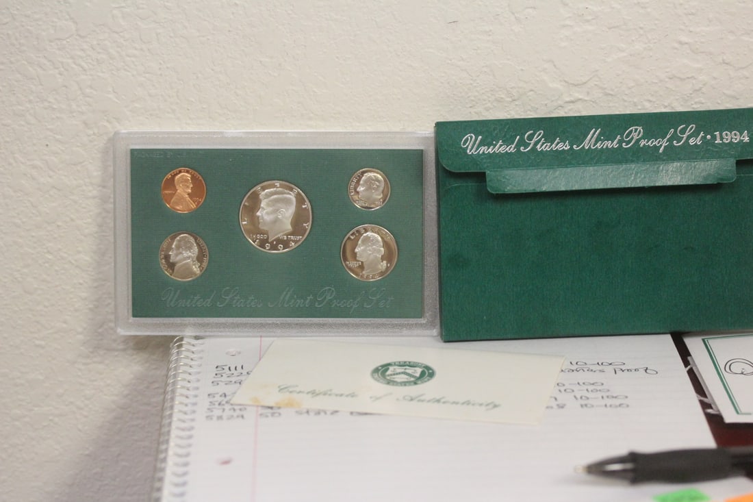 1994 US Mint Proof Coin Set: as shown