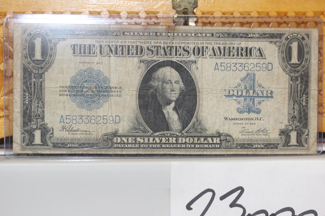 1923 $1.00 Note: as shown