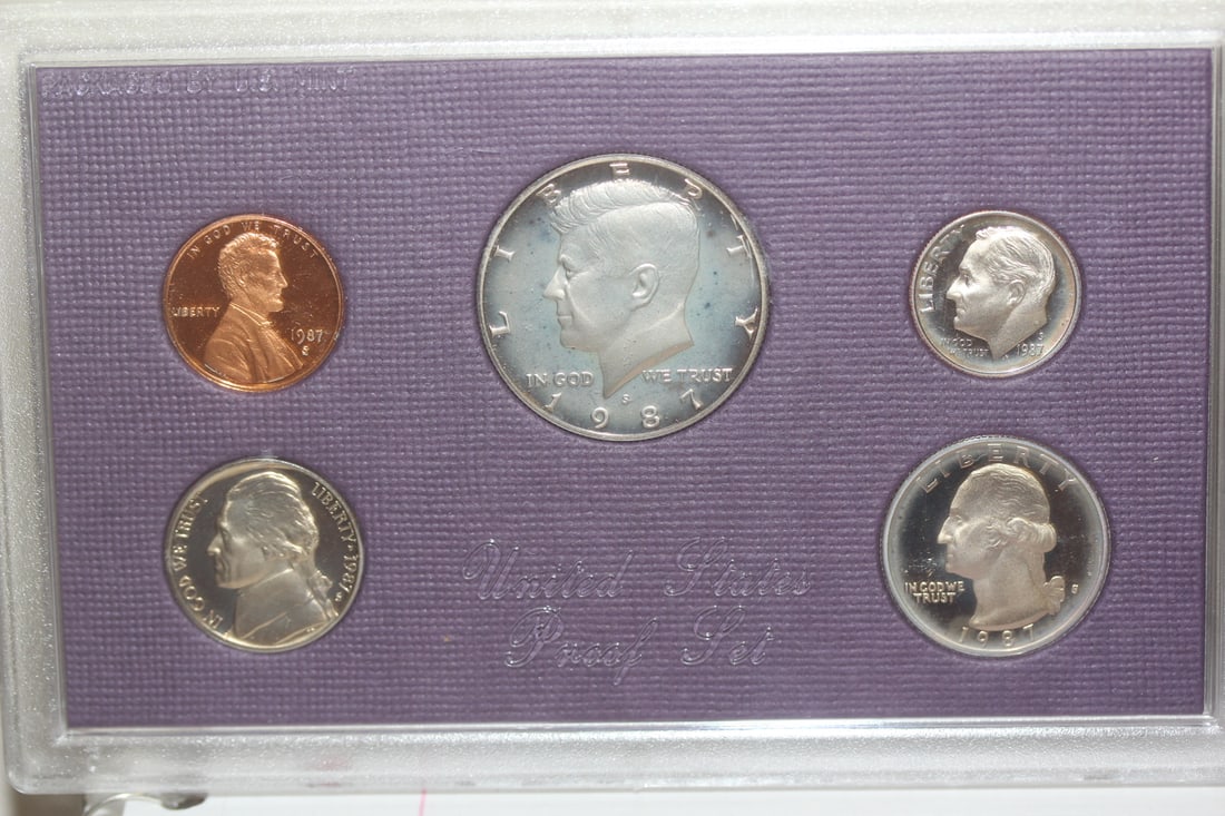1987 US Proof Coin Set - 2