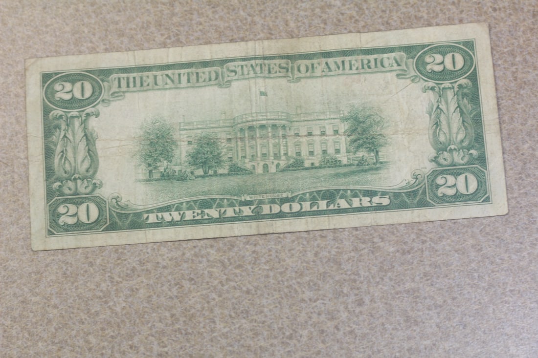 1934 Twenty Dollar Note - 4
