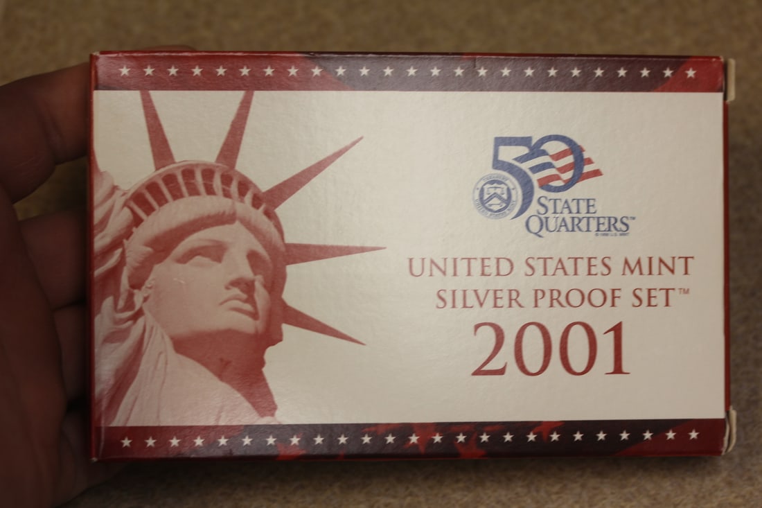 2001 US Mint Silver Proof Set: as shown
